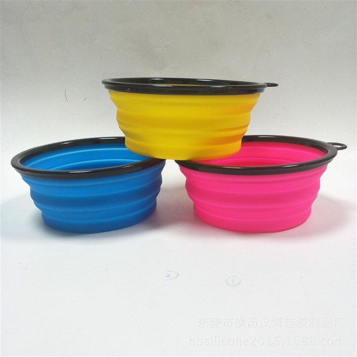 Silicone Collapsible Pet Bowls For Travel